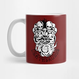 Skull Art Design with Demon Mug